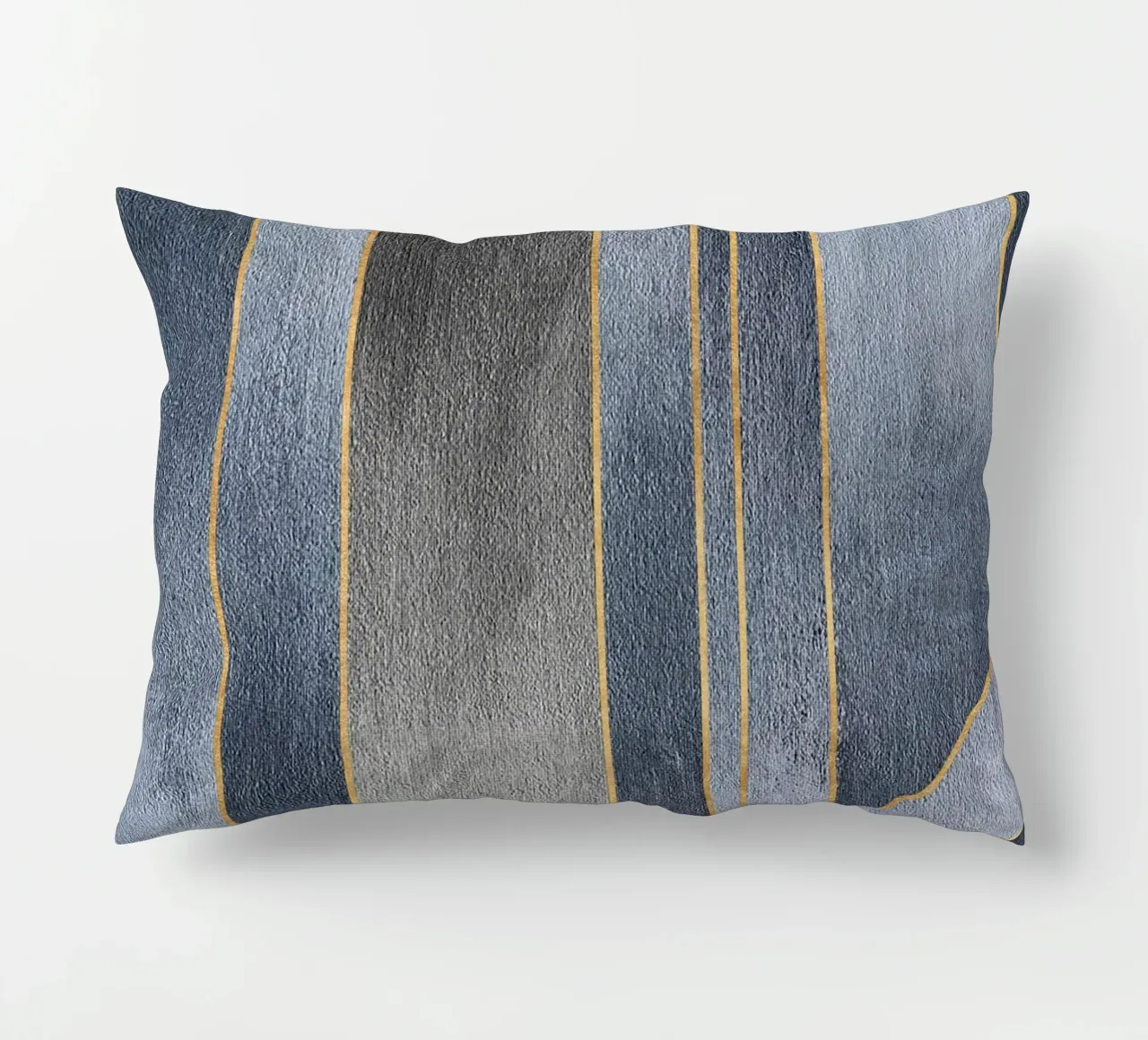 gray rectangular art cuscino da vintageshop