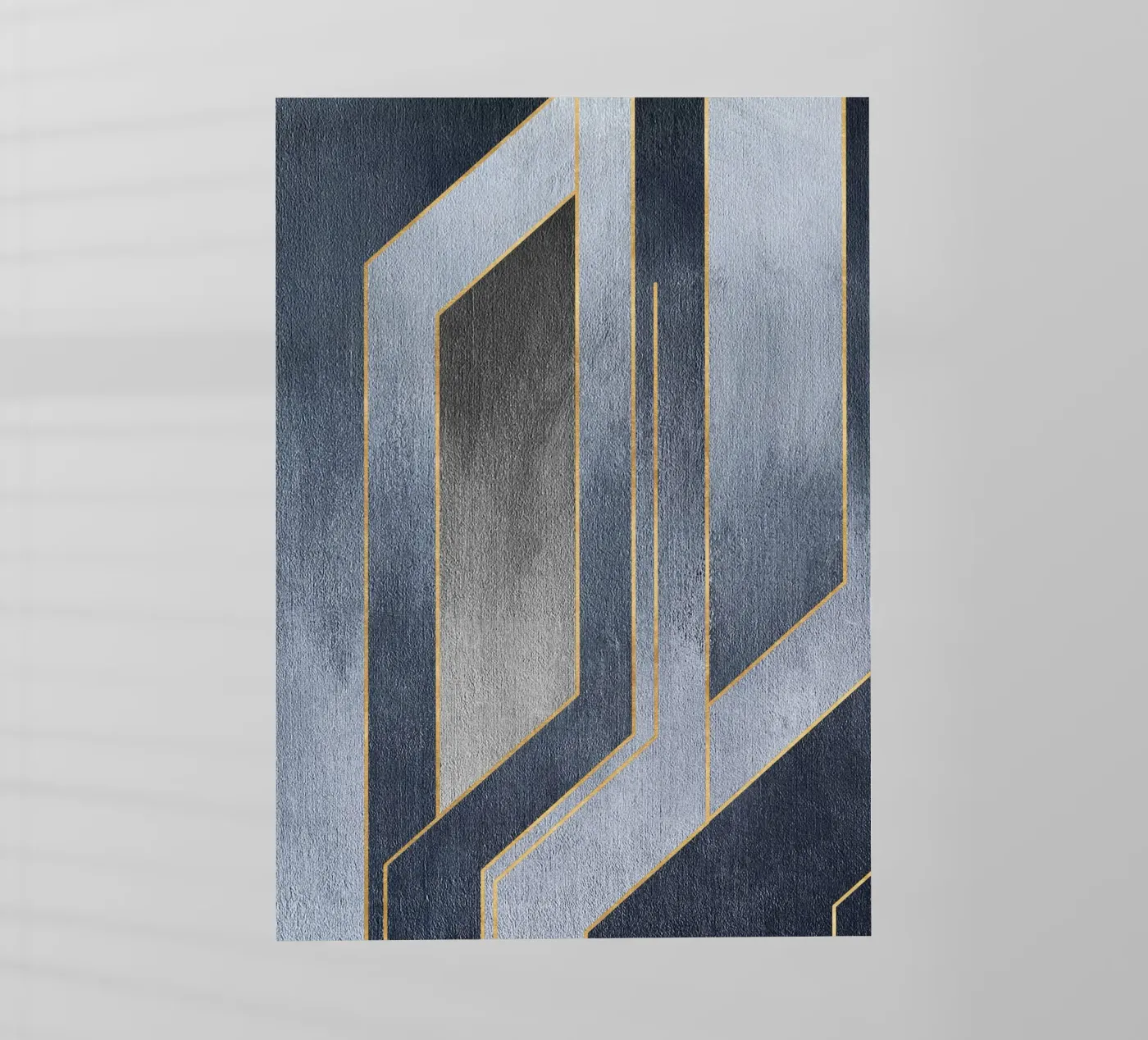 gray rectangular art Backlit Folie von vintageshop