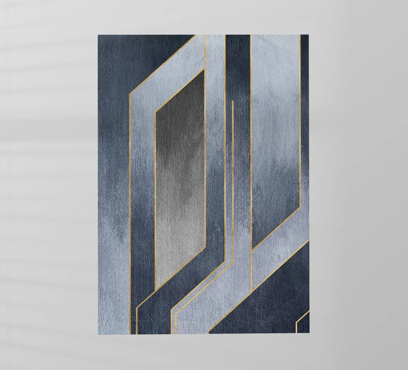 gray rectangular art Backlit Folie von vintageshop