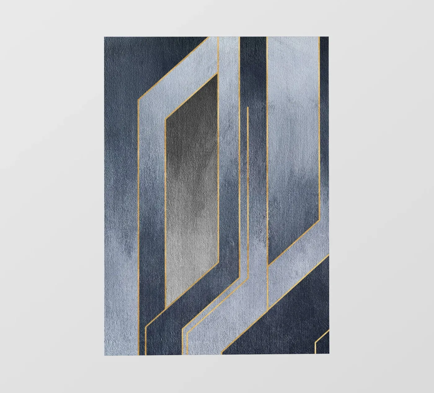 gray rectangular art Backlit Folie von vintageshop
