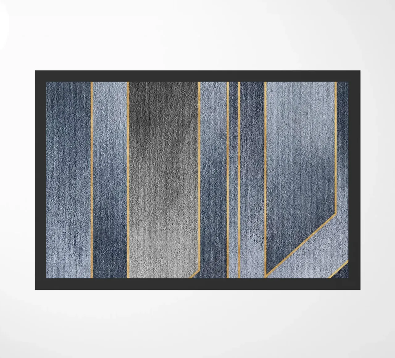 gray rectangular art zerbino da vintageshop
