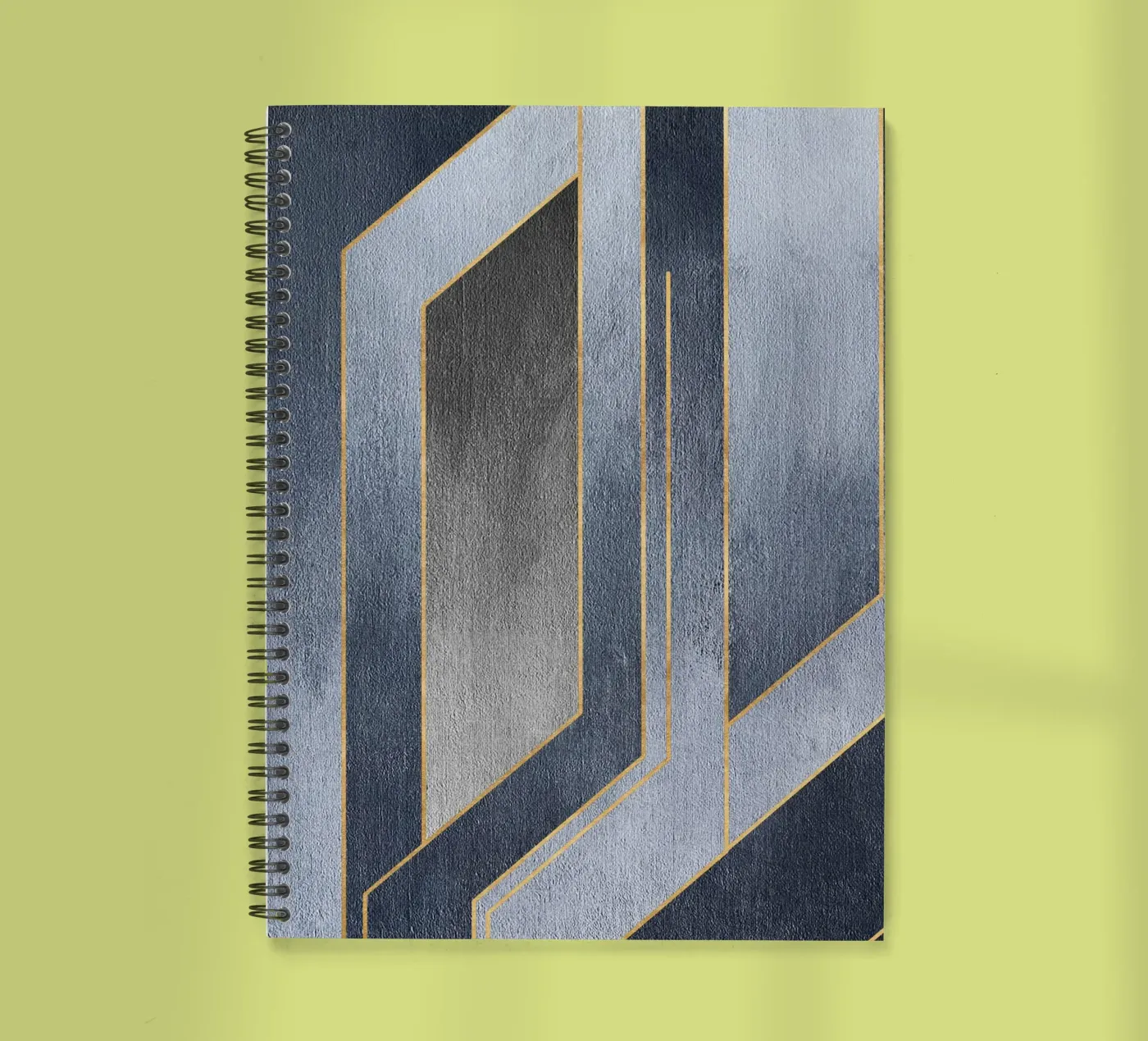 gray rectangular art Ringbuch von vintageshop