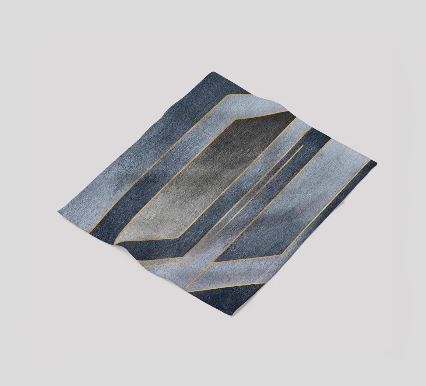 gray rectangular art Fleecedecke von vintageshop