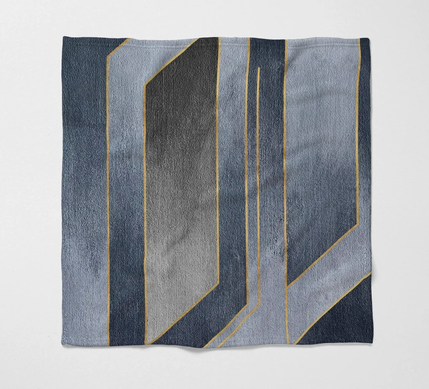 gray rectangular art Fleecedecke von vintageshop