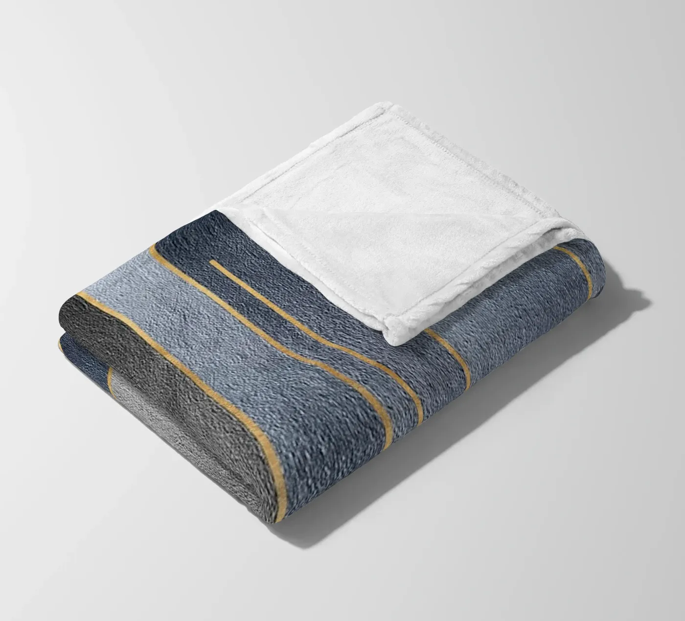 gray rectangular art Fleecedecke von vintageshop