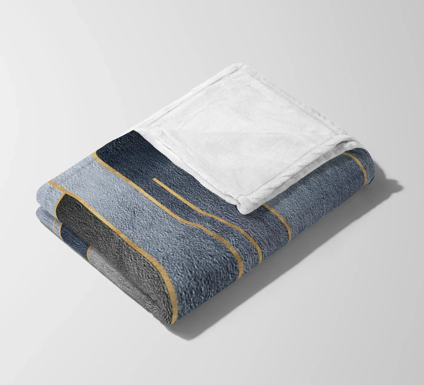 gray rectangular art Fleecedecke von vintageshop