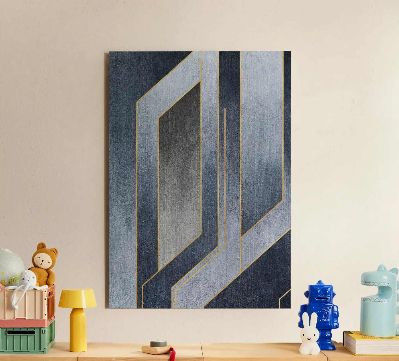 gray rectangular art forex-plaat van vintageshop