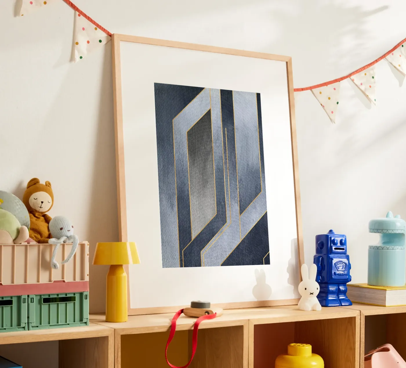 gray rectangular art Poster von vintageshop