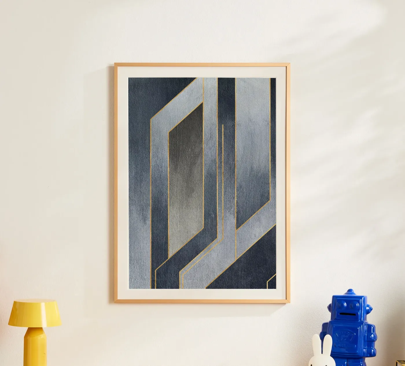 gray rectangular art Poster von vintageshop