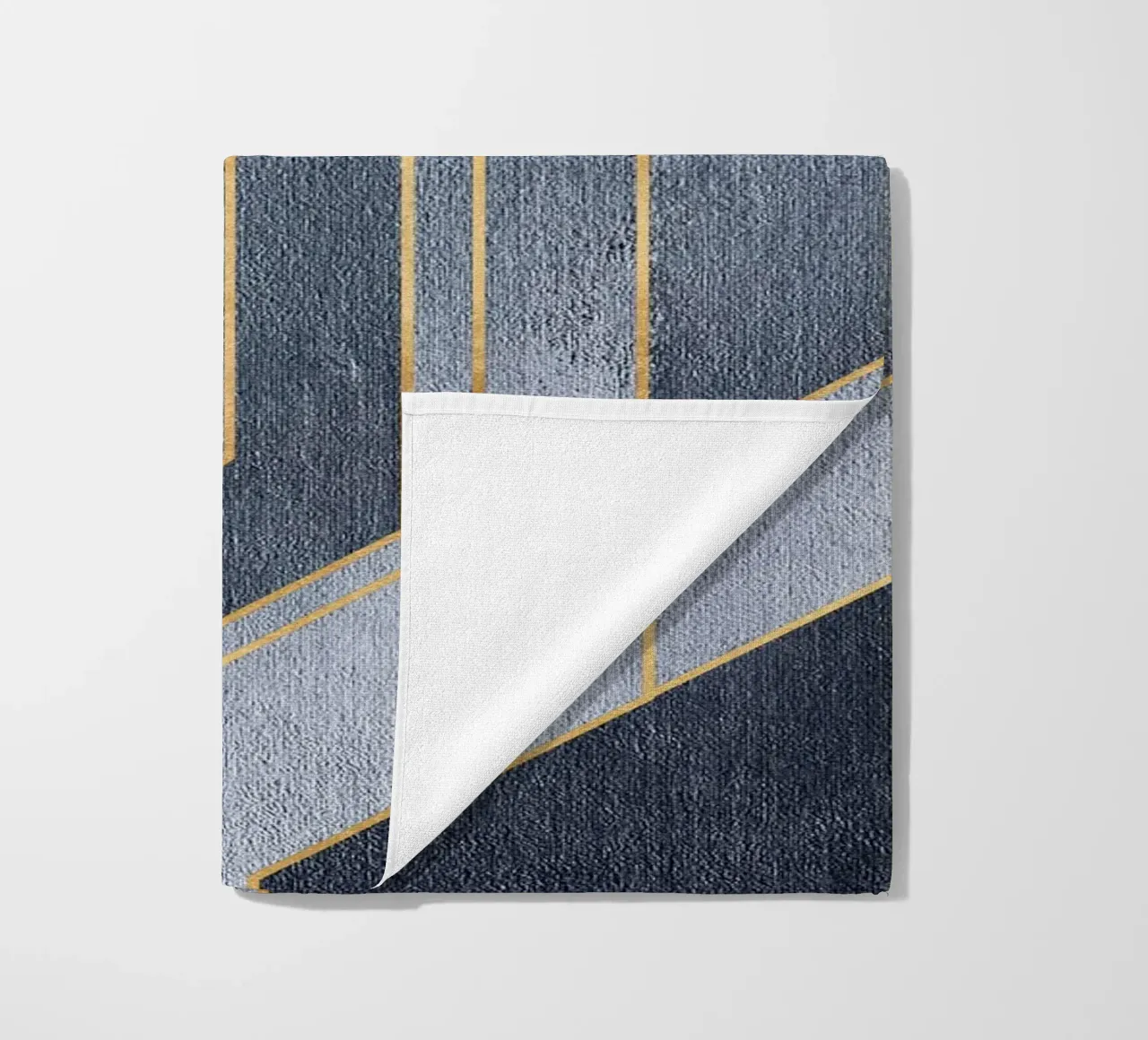 gray rectangular art telo mare da vintageshop