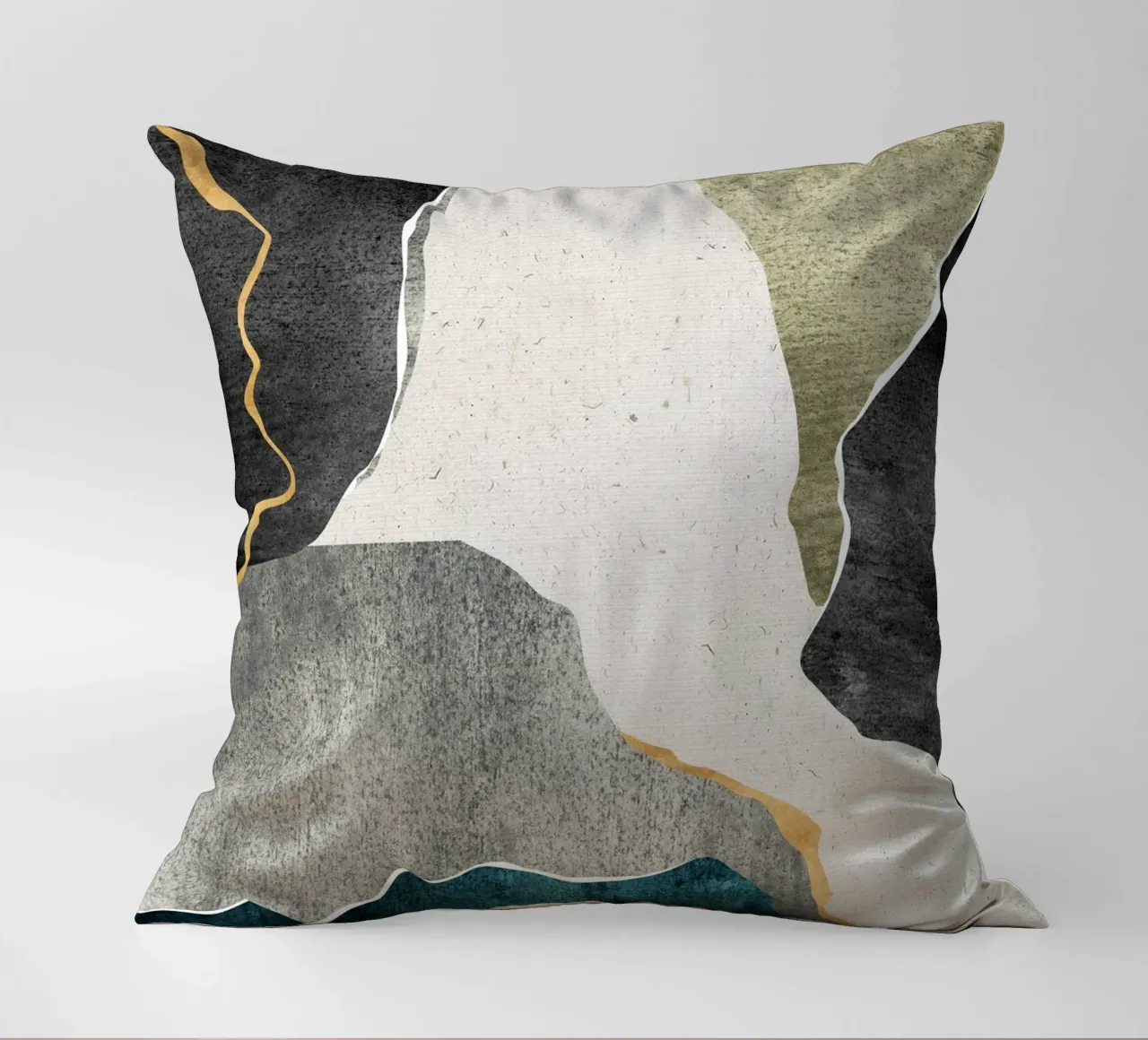 marble effect art cuscino da vintageshop