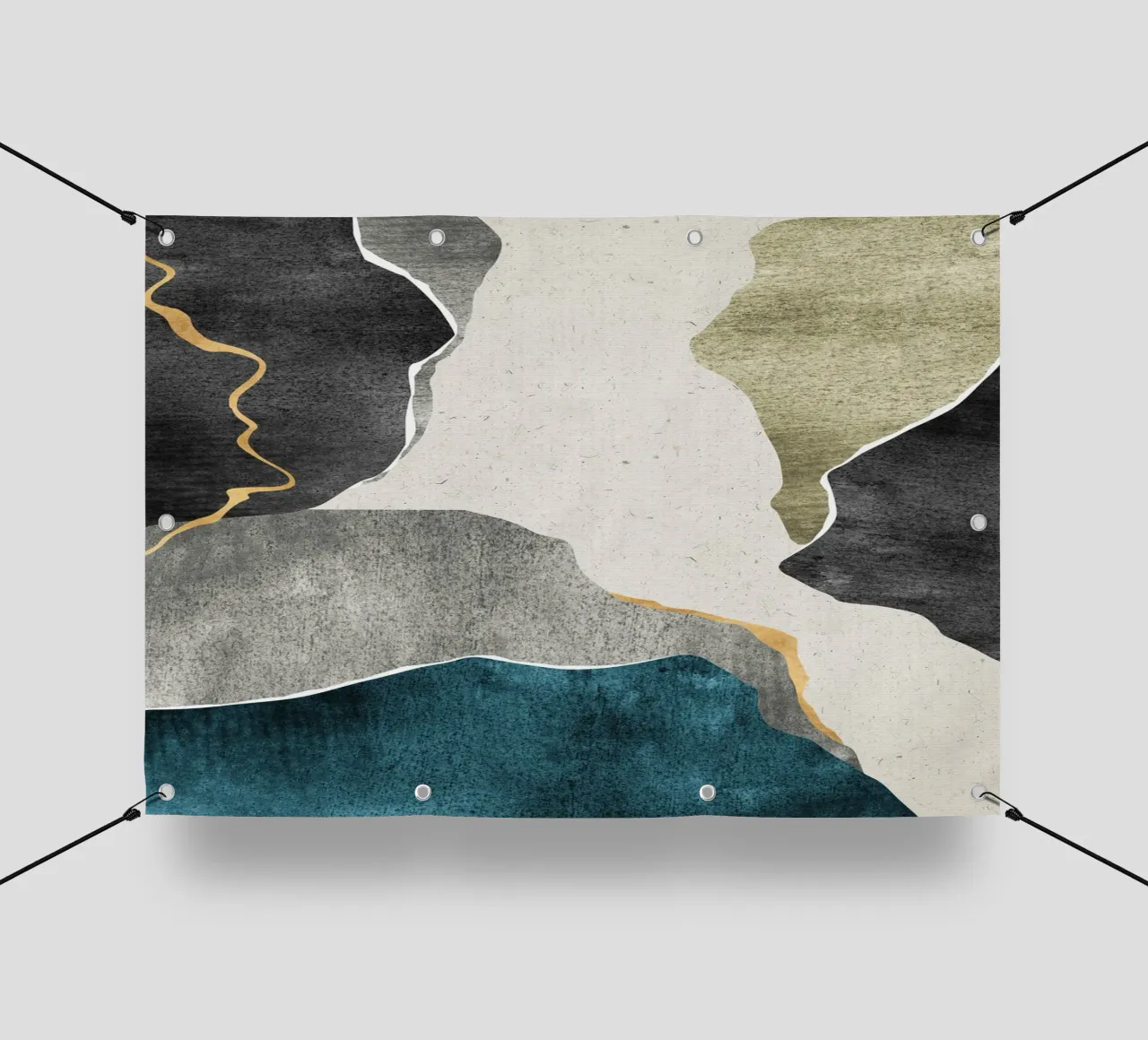 marble effect art telo in pvc da vintageshop
