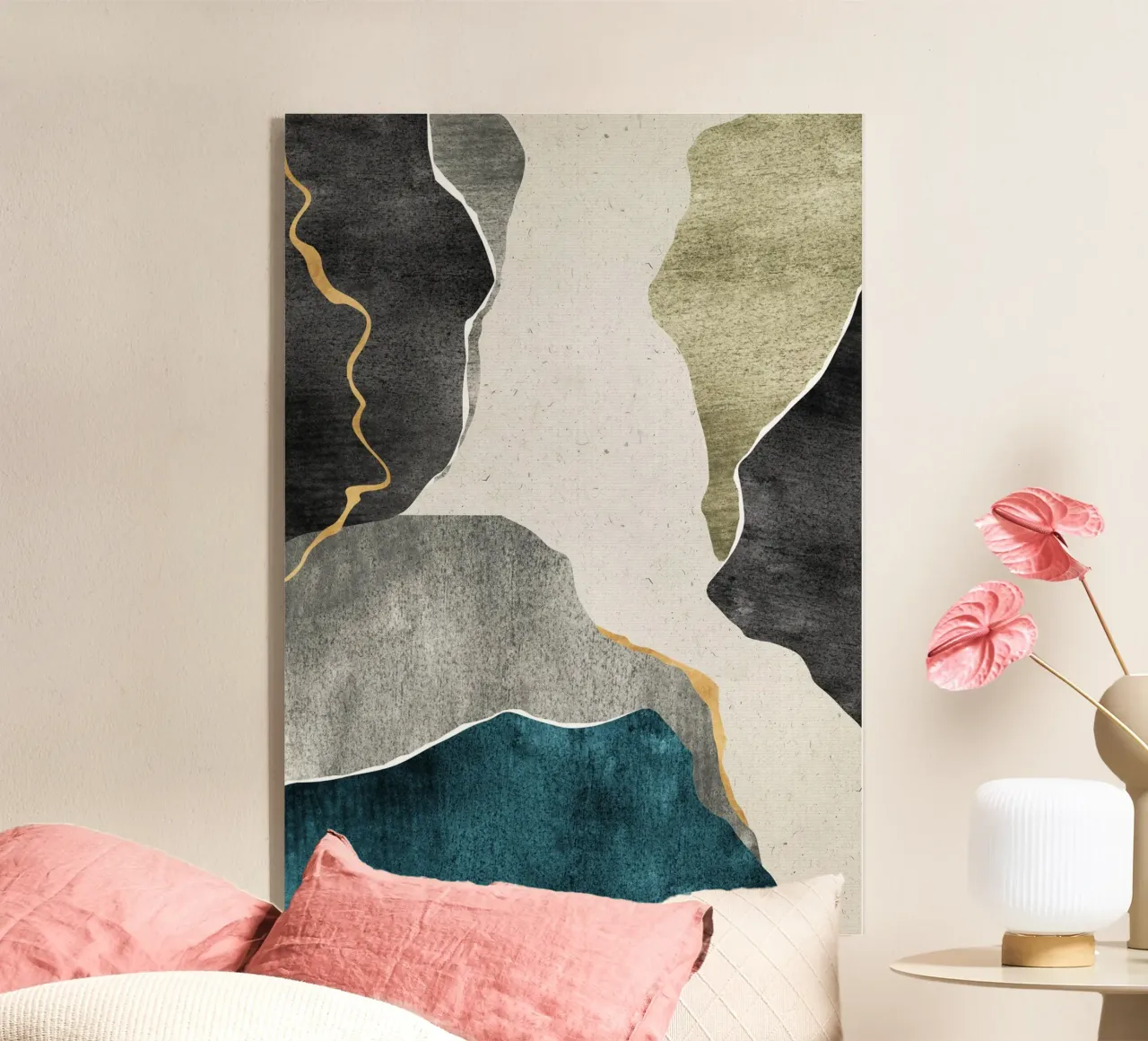 marble effect art plexiglass da vintageshop