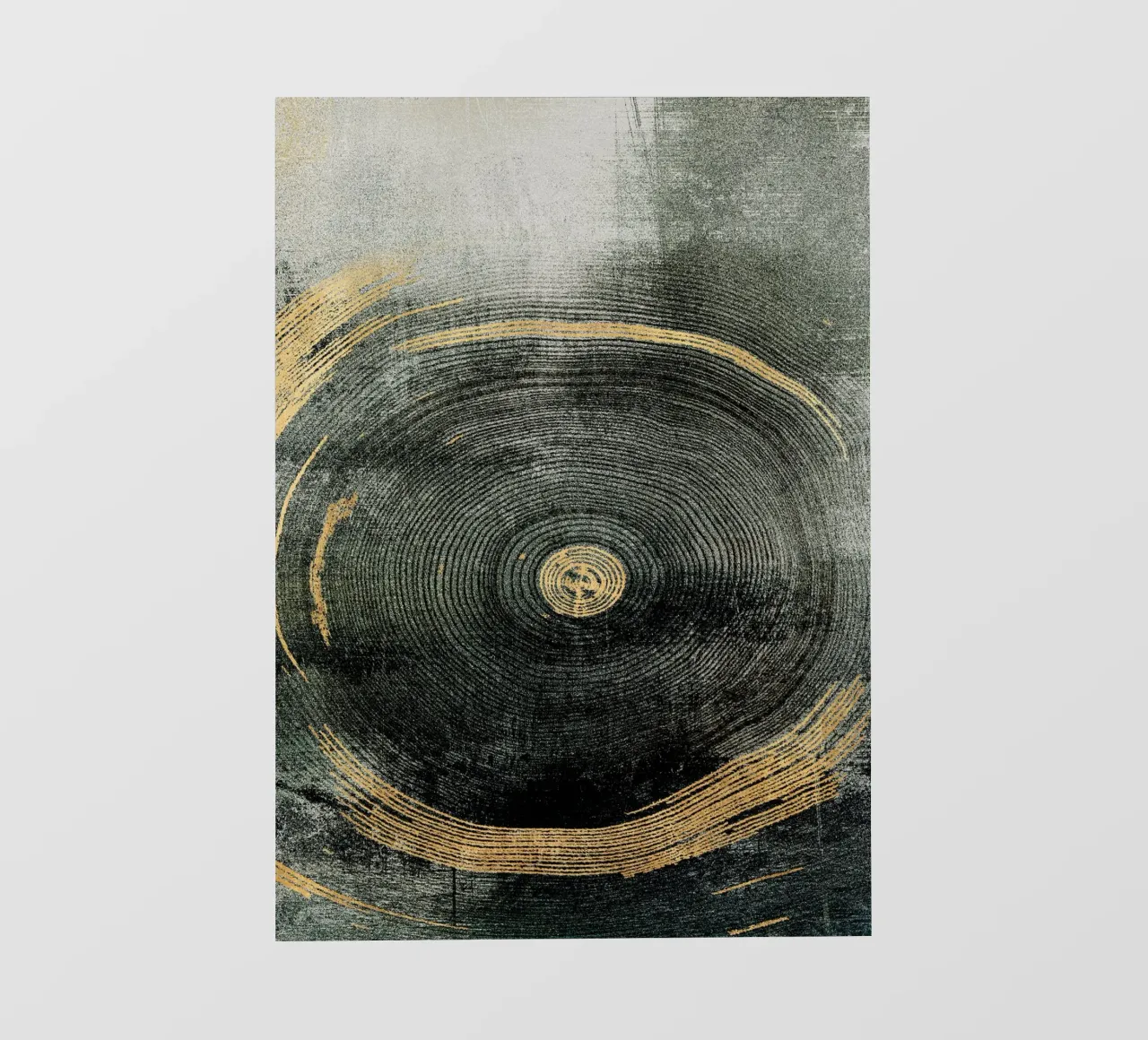golden circular effect art pellicola backlit da vintageshop