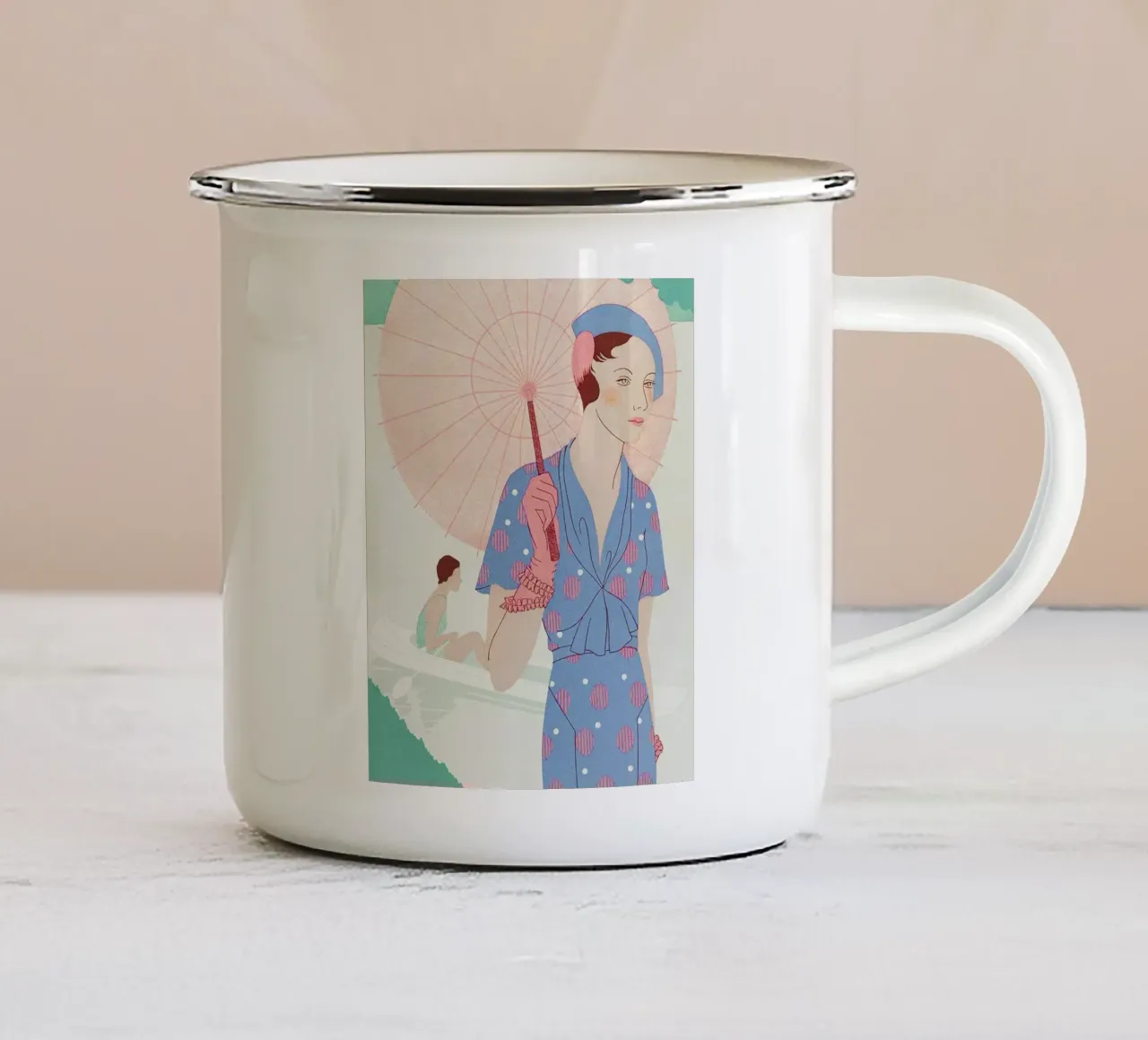 Arte - Gusto - Bellezza, giugno 1932 di M. Renaud tazza in smalto da Art History