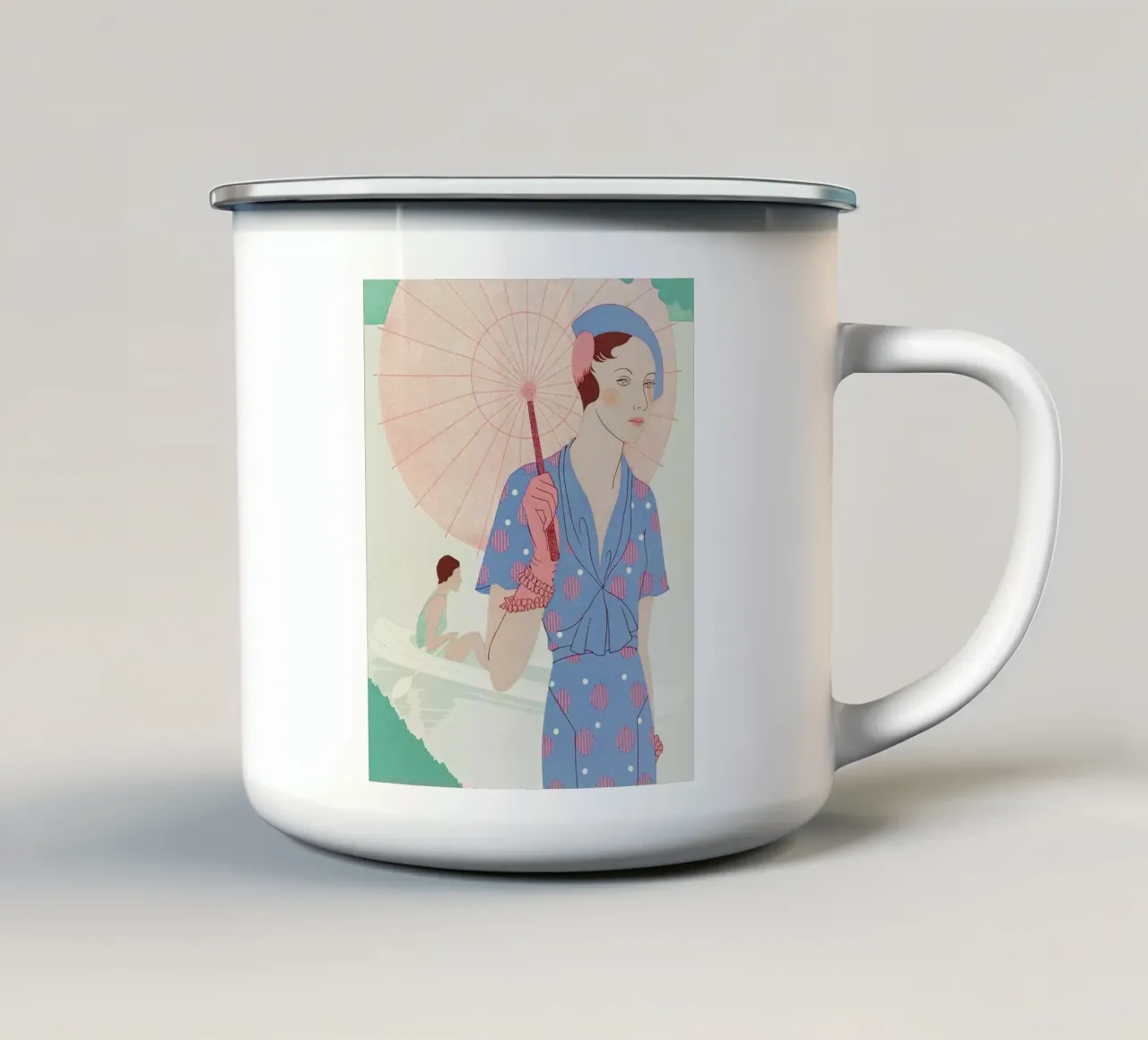 Arte - Gusto - Bellezza, giugno 1932 di M. Renaud tazza in smalto da Art History