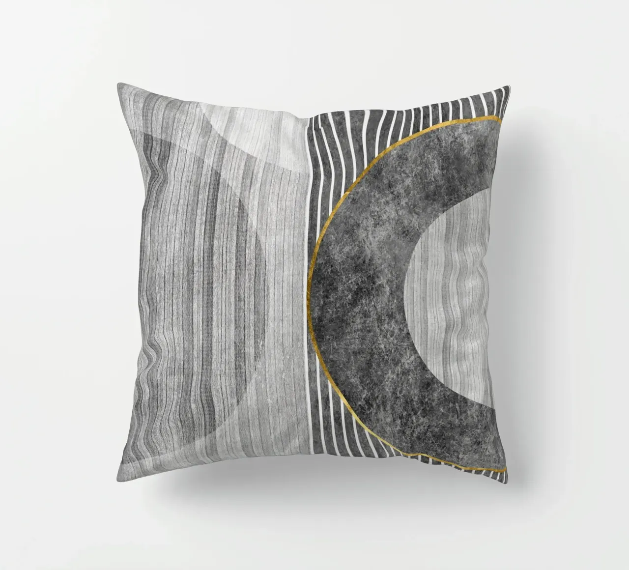 Semicircle and lines cuscino da vintageshop