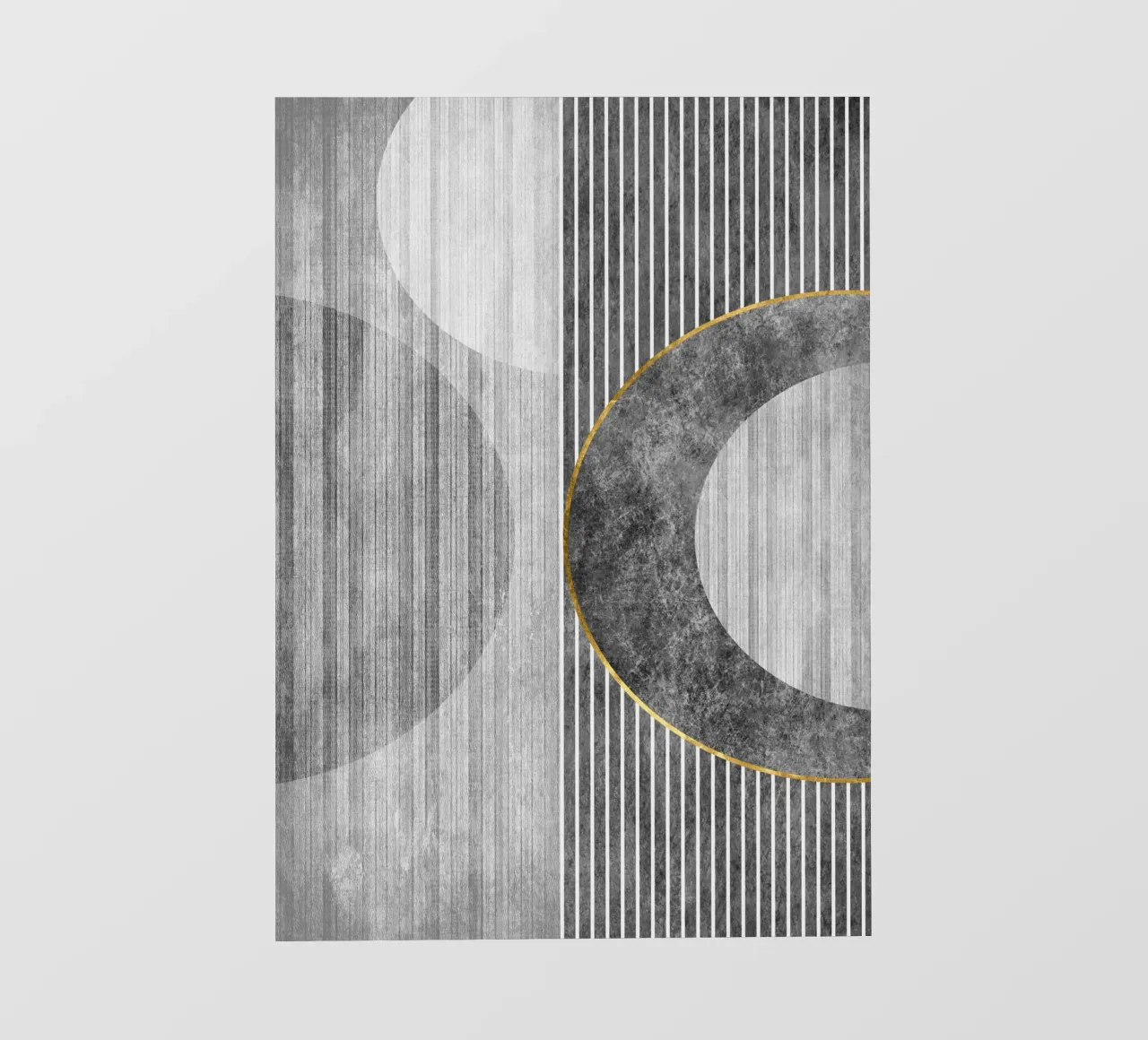 Semicircle and lines telo in pvc da vintageshop