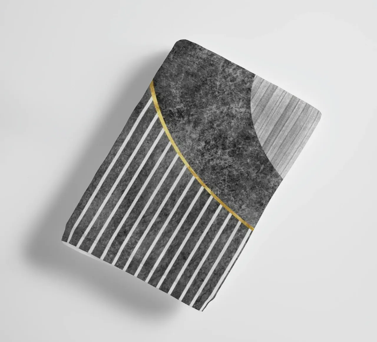 Semicircle and lines towel by vintageshop