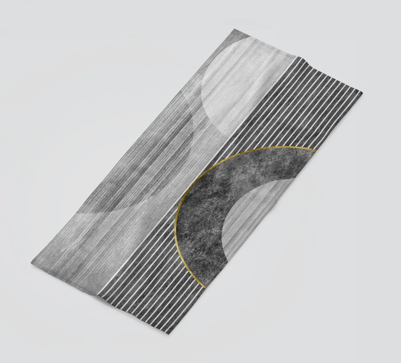 Semicircle and lines telo mare da vintageshop