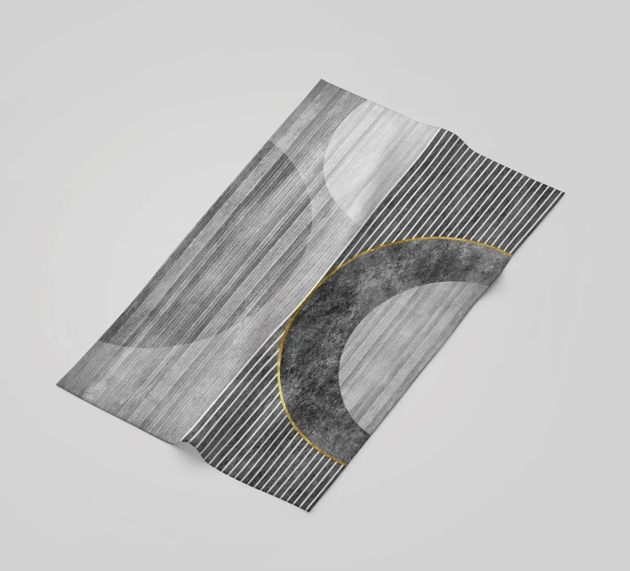 Semicircle and lines telo mare da vintageshop