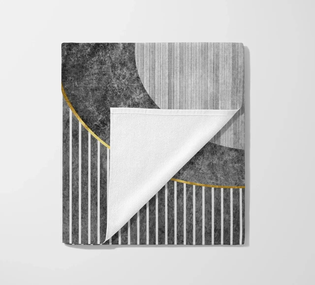 Semicircle and lines telo mare da vintageshop