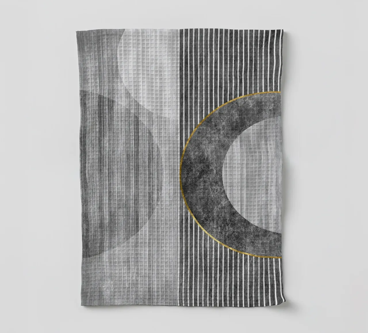 Semicircle and lines canovaccio da cucina da vintageshop