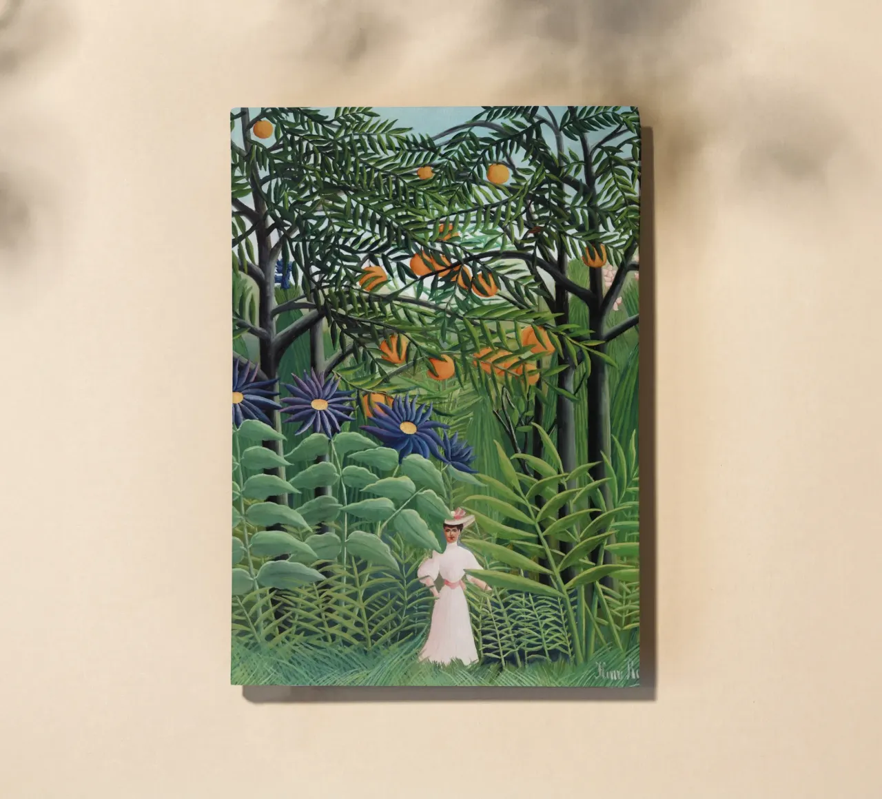 Woman Walking in an Exotic Forest Henri Rousseau notebook by Art History