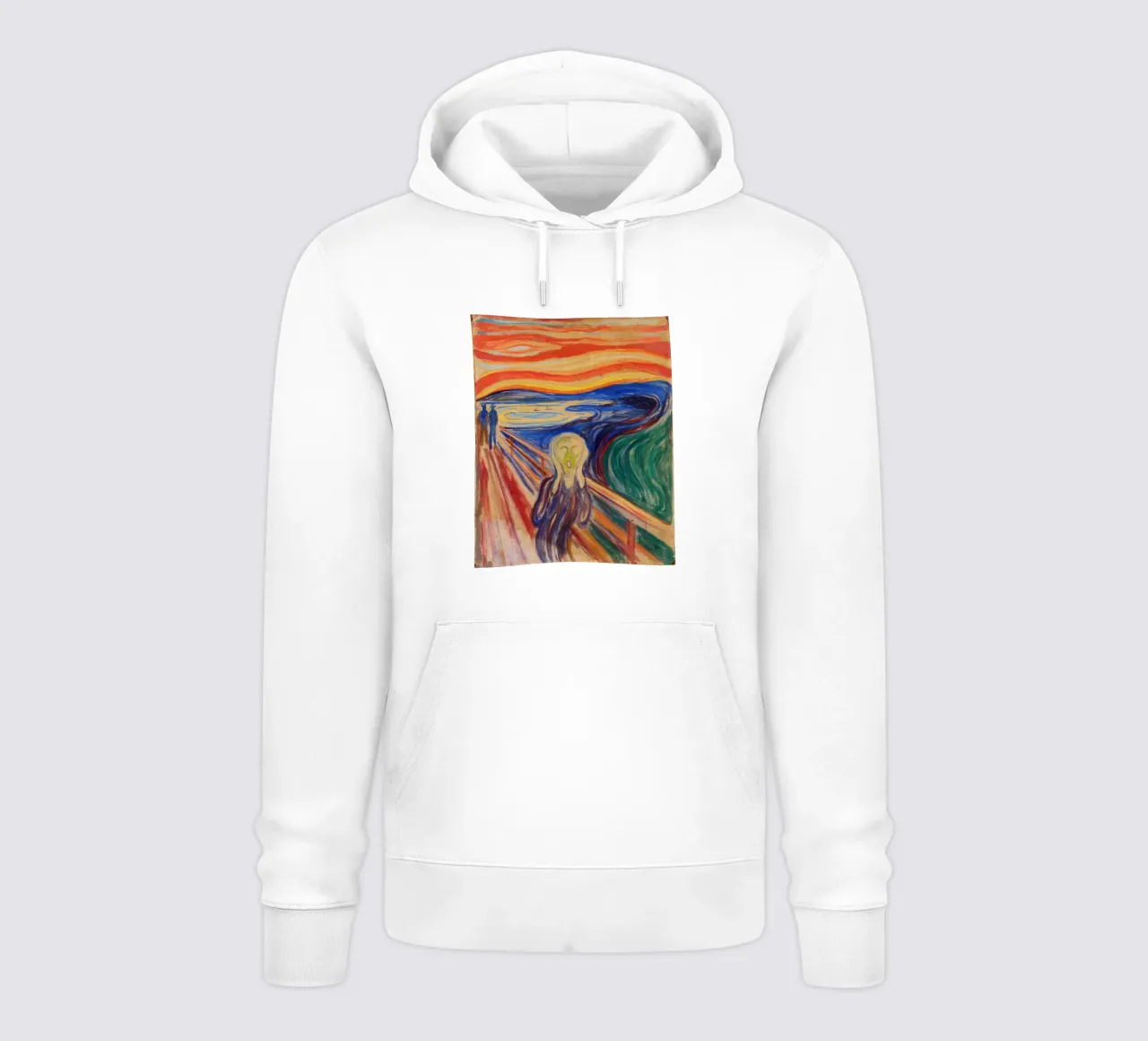 L'urlo di Edvard Munch felpa con cappuccio da Art History
