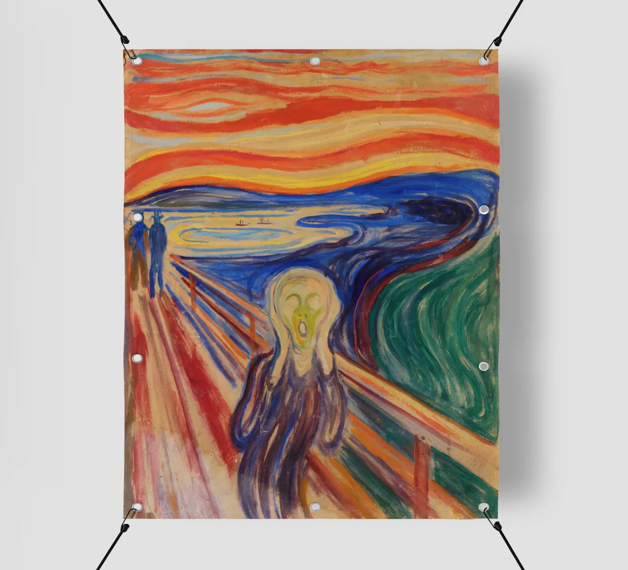 L'urlo di Edvard Munch telo in pvc da Art History
