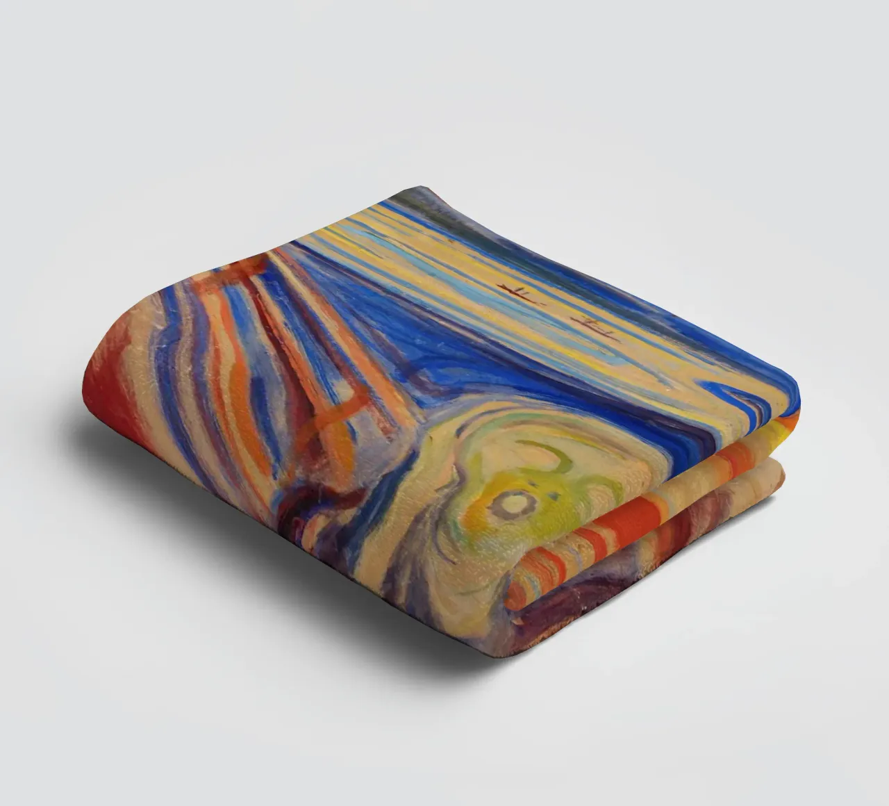 L'urlo di Edvard Munch asciugamano da bagno da Art History