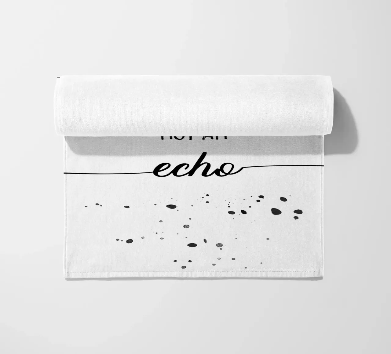 TEXT ART Be a voice not an echo telo mare da Melanie Viola