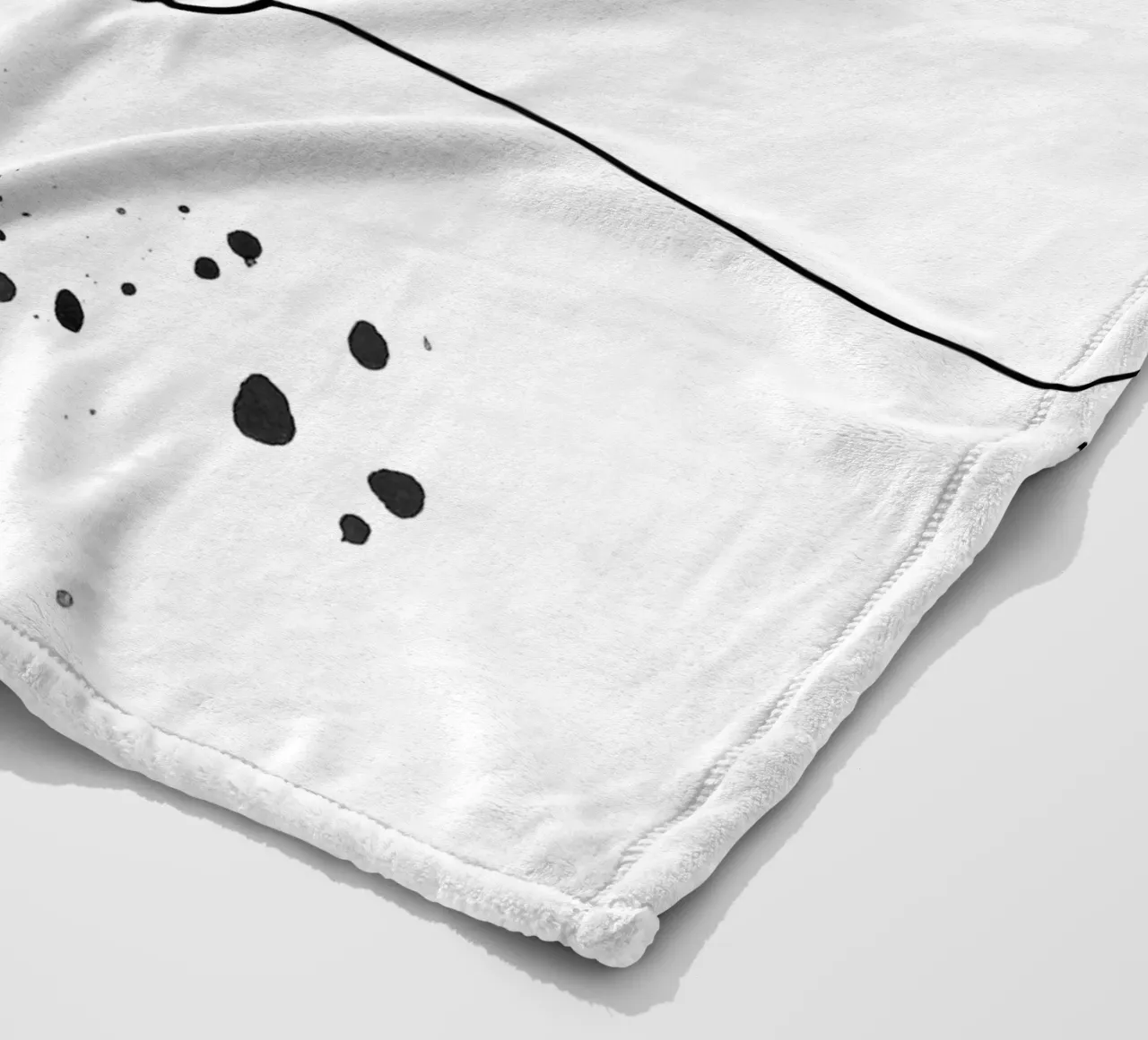 TEXT ART Be a voice not an echo coperta in pile da Melanie Viola