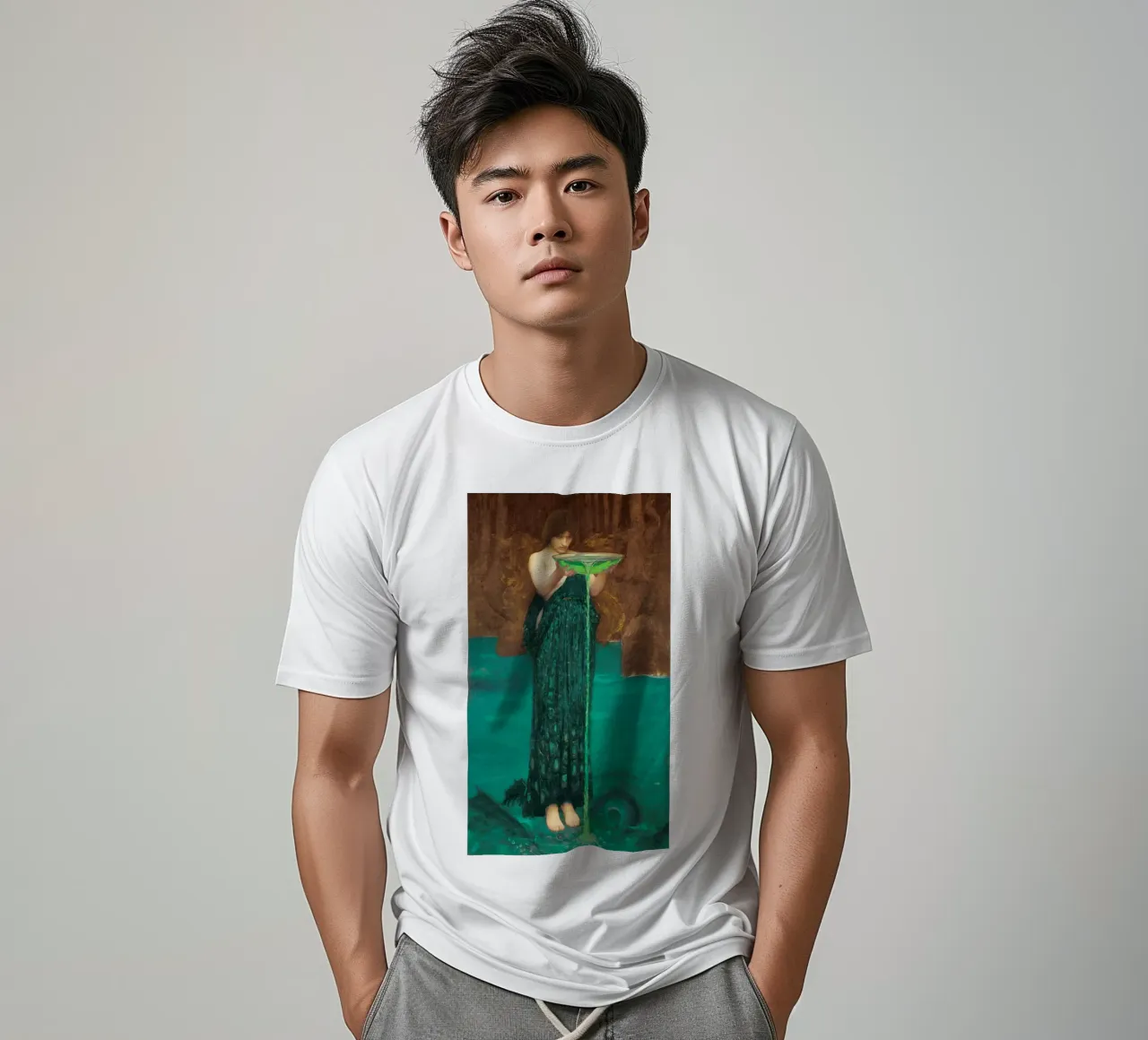 Circe Invidiosa di John William Waterhouse t-shirt da Art History