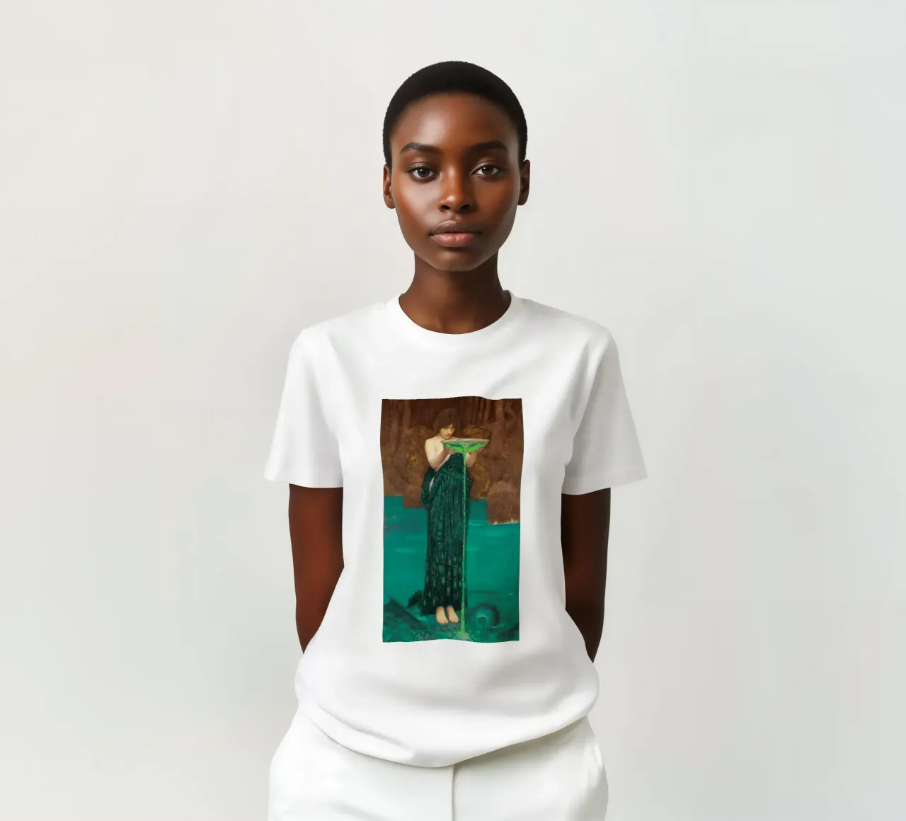 Circe Invidiosa di John William Waterhouse t-shirt da Art History