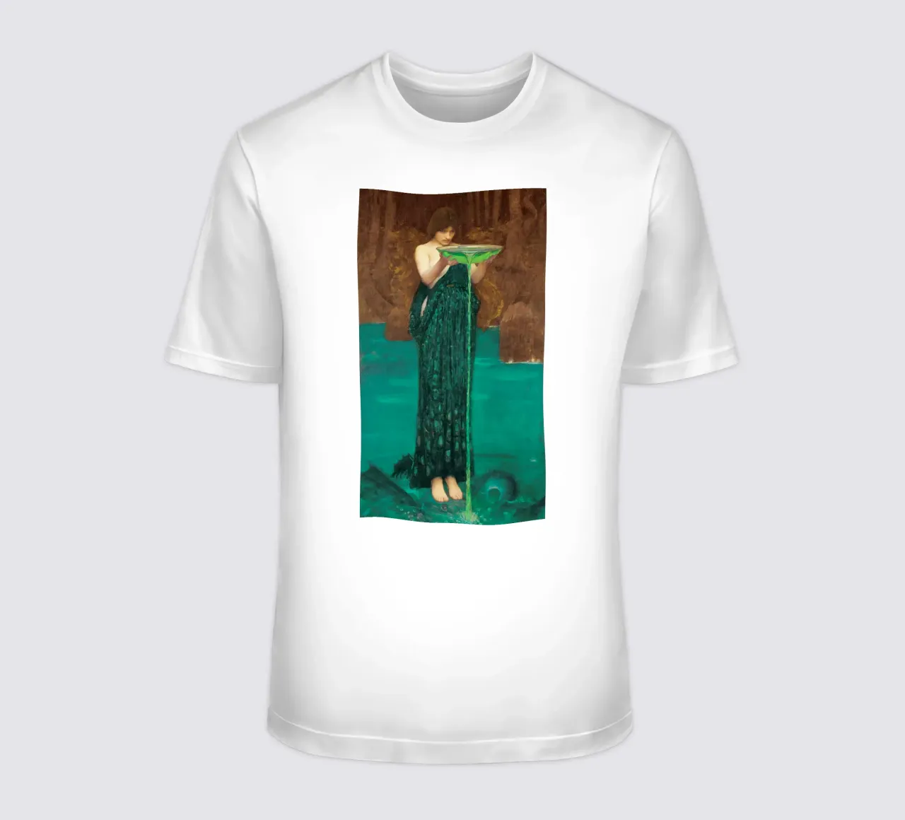 Circe Invidiosa di John William Waterhouse t-shirt da Art History
