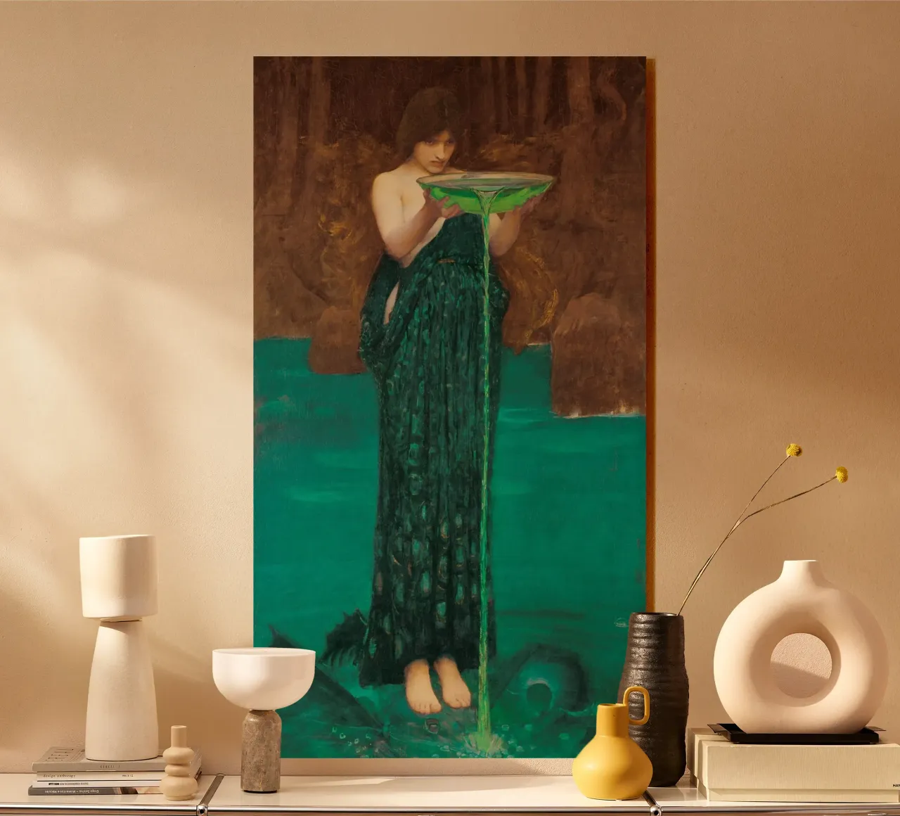 Circe Invidiosa di John William Waterhouse plexiglass da Art History