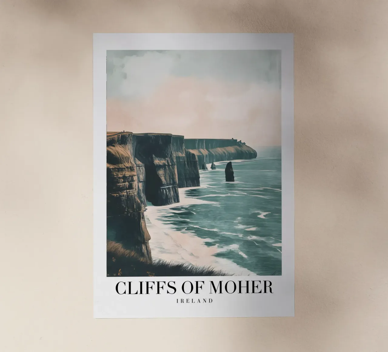 Cliffs of Moher Ireland - Coastal Landscape Art Print backlit film by homdeco