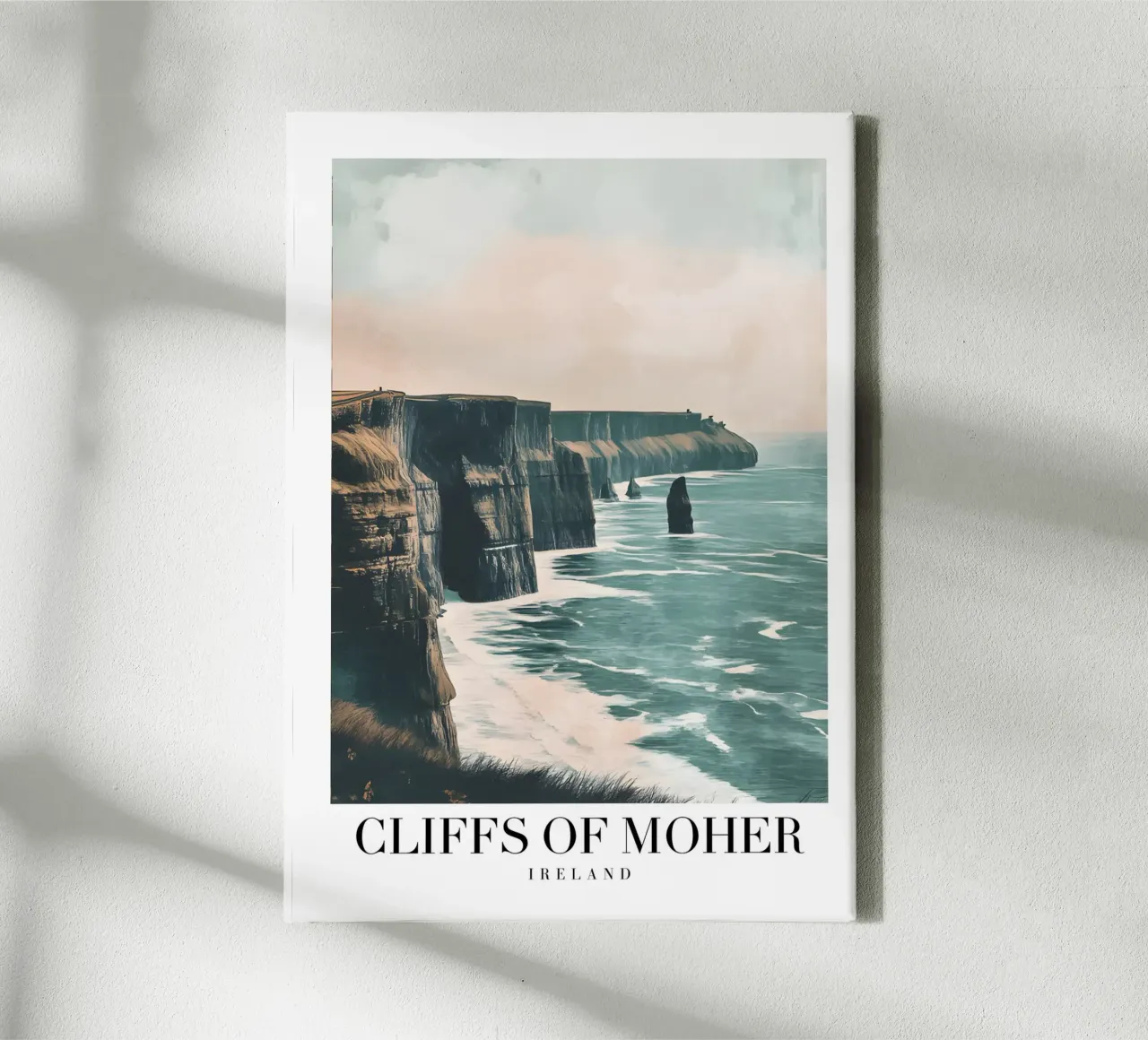 Cliffs of Moher Ierland - Kunstdruk van kustlandschap canvas van homdeco