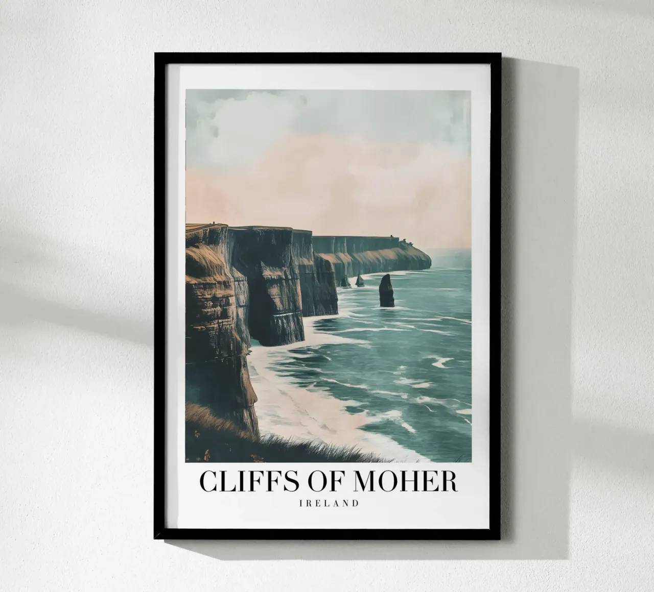 Cliffs of Moher Ierland - Kunstdruk van kustlandschap hahnemühle van homdeco