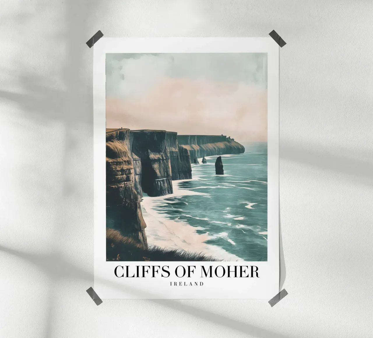 Cliffs of Moher Ierland - Kunstdruk van kustlandschap hahnemühle van homdeco