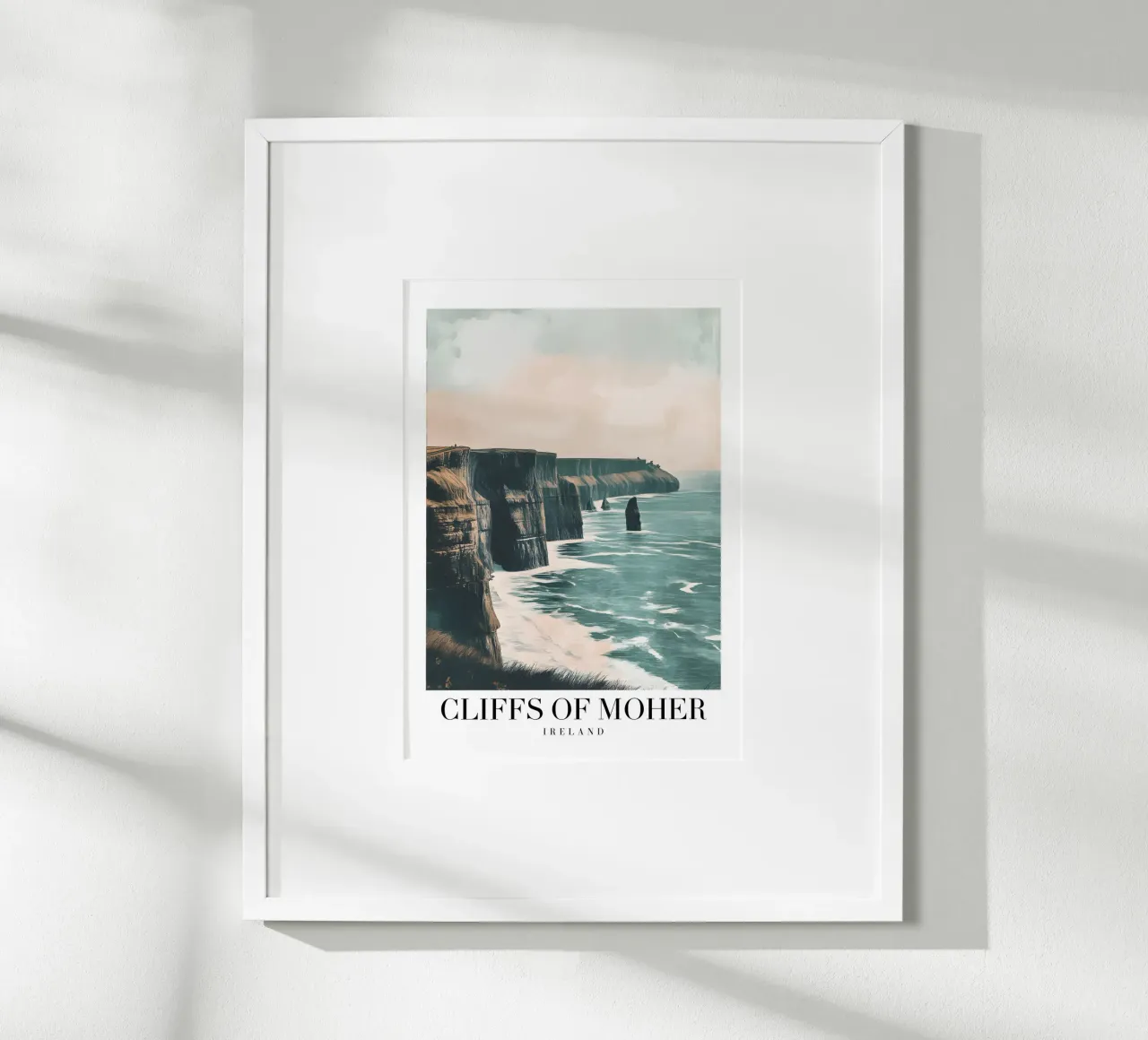 Cliffs of Moher Ierland - Kunstdruk van kustlandschap hahnemühle van homdeco