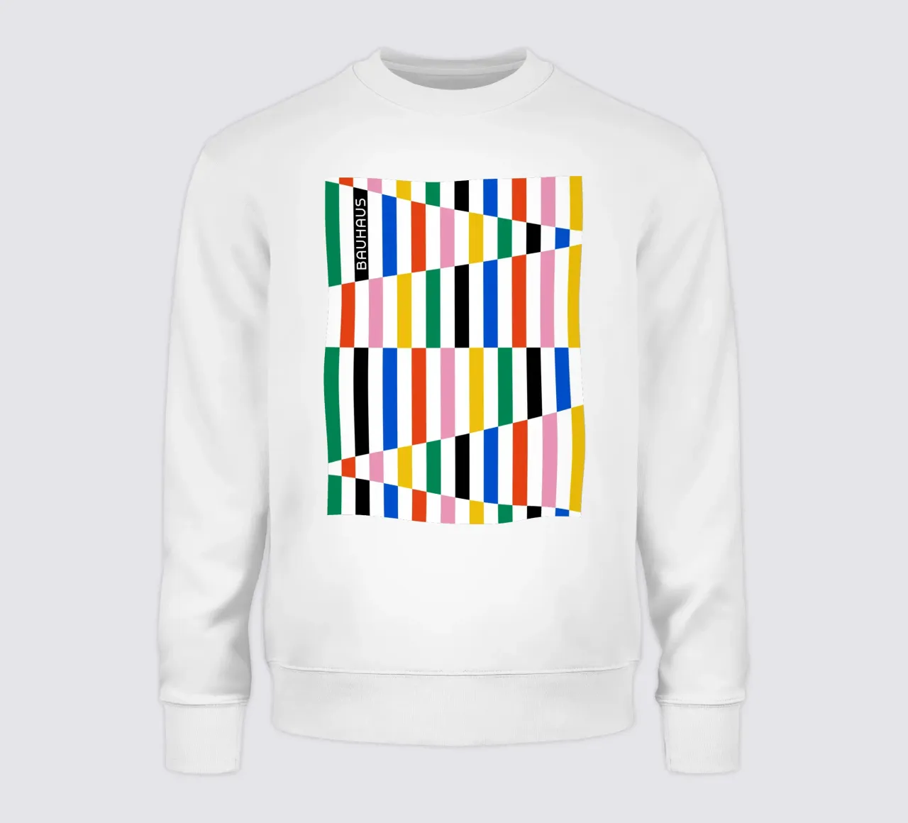 Modello di linea Bauhaus - Design grafico colorato felpa da Studio Vibe