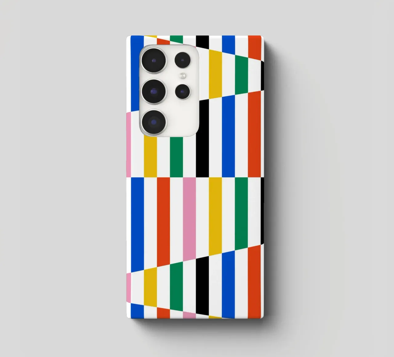 Modello di linea Bauhaus - Design grafico colorato cover samsung da Studio Vibe