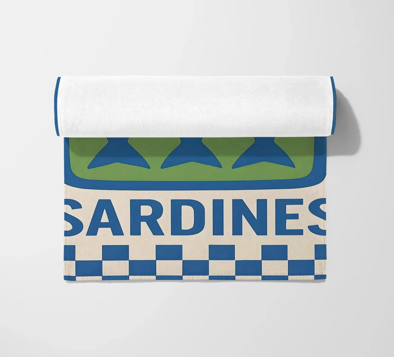 Sardines Retro Art telo mare da 🥝 KIWI STORE