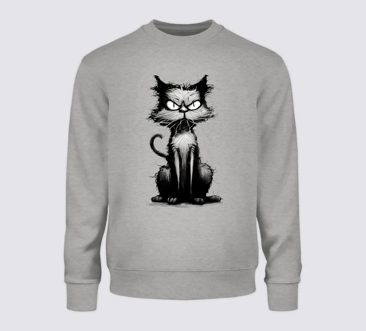 Gatto brontolone felpa da erdengut