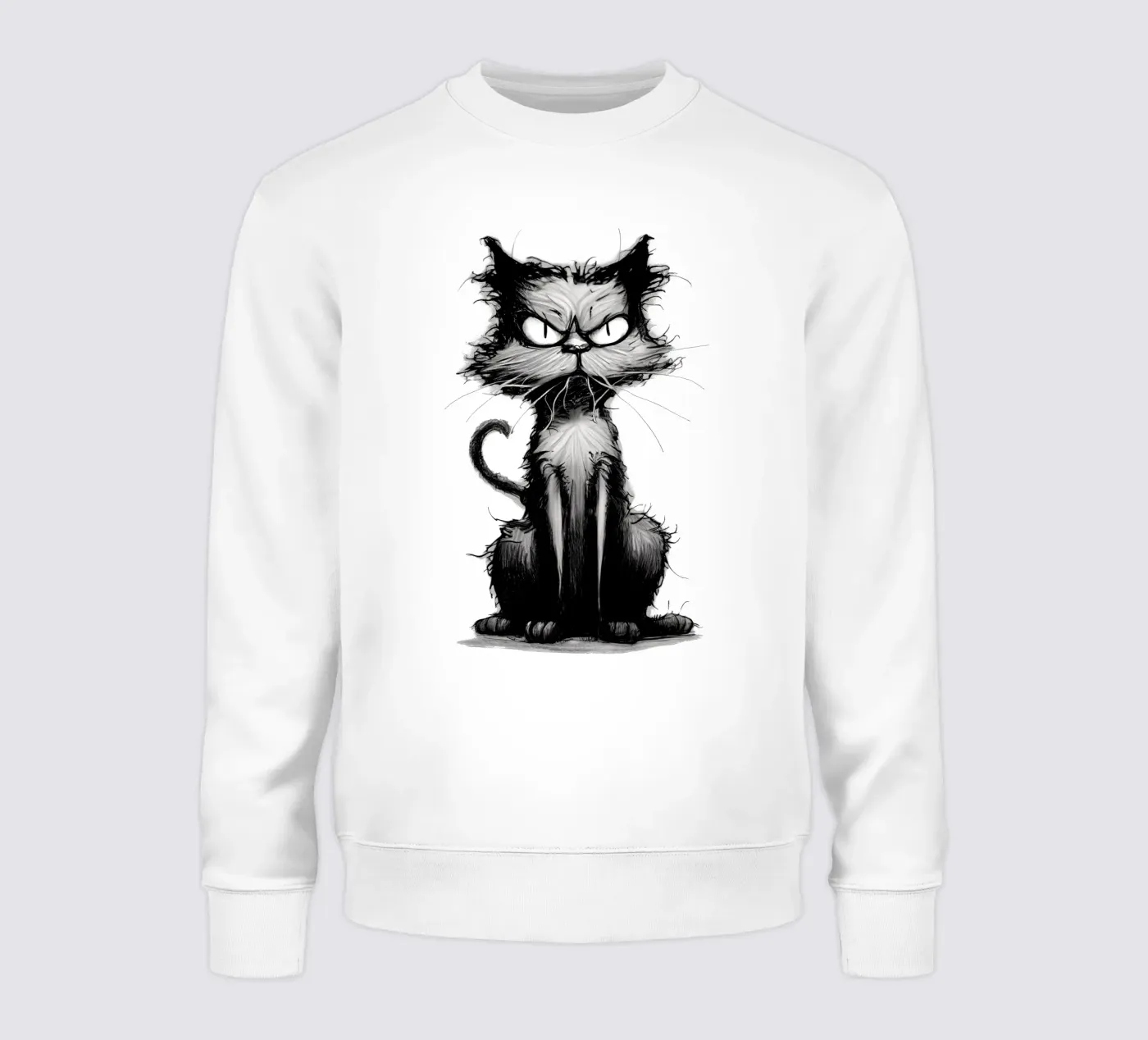 Gatto brontolone felpa da erdengut