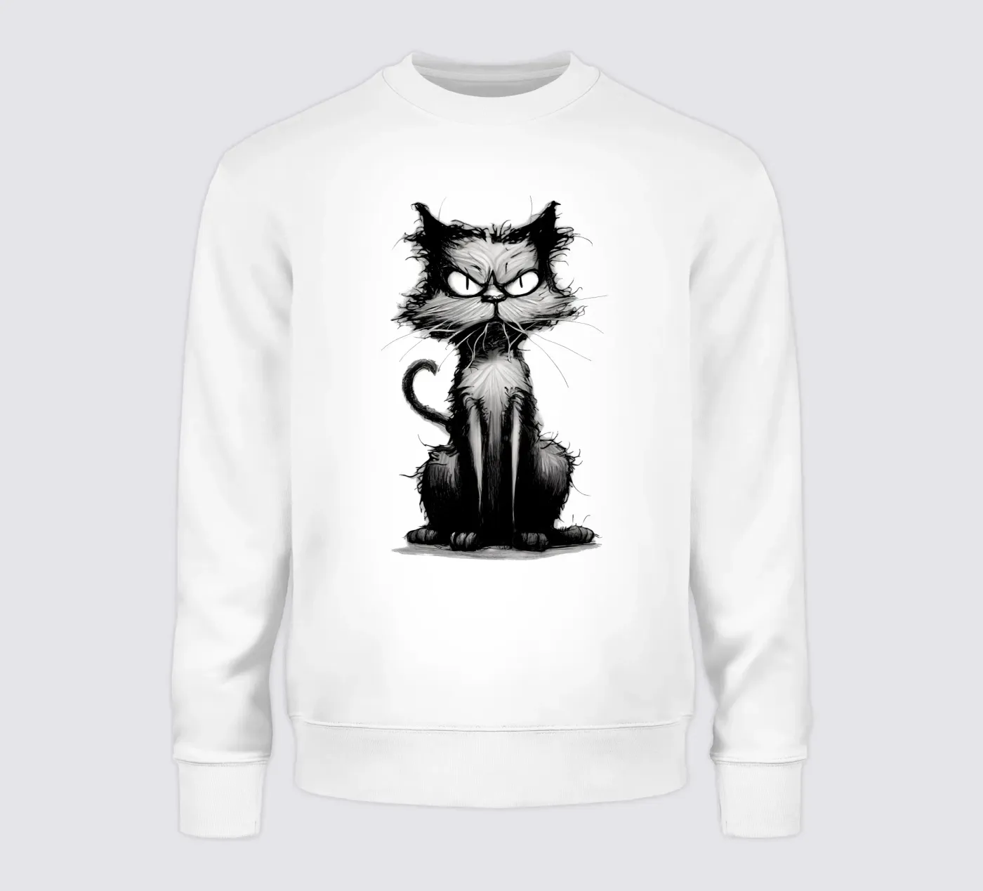 Gatto brontolone felpa da erdengut