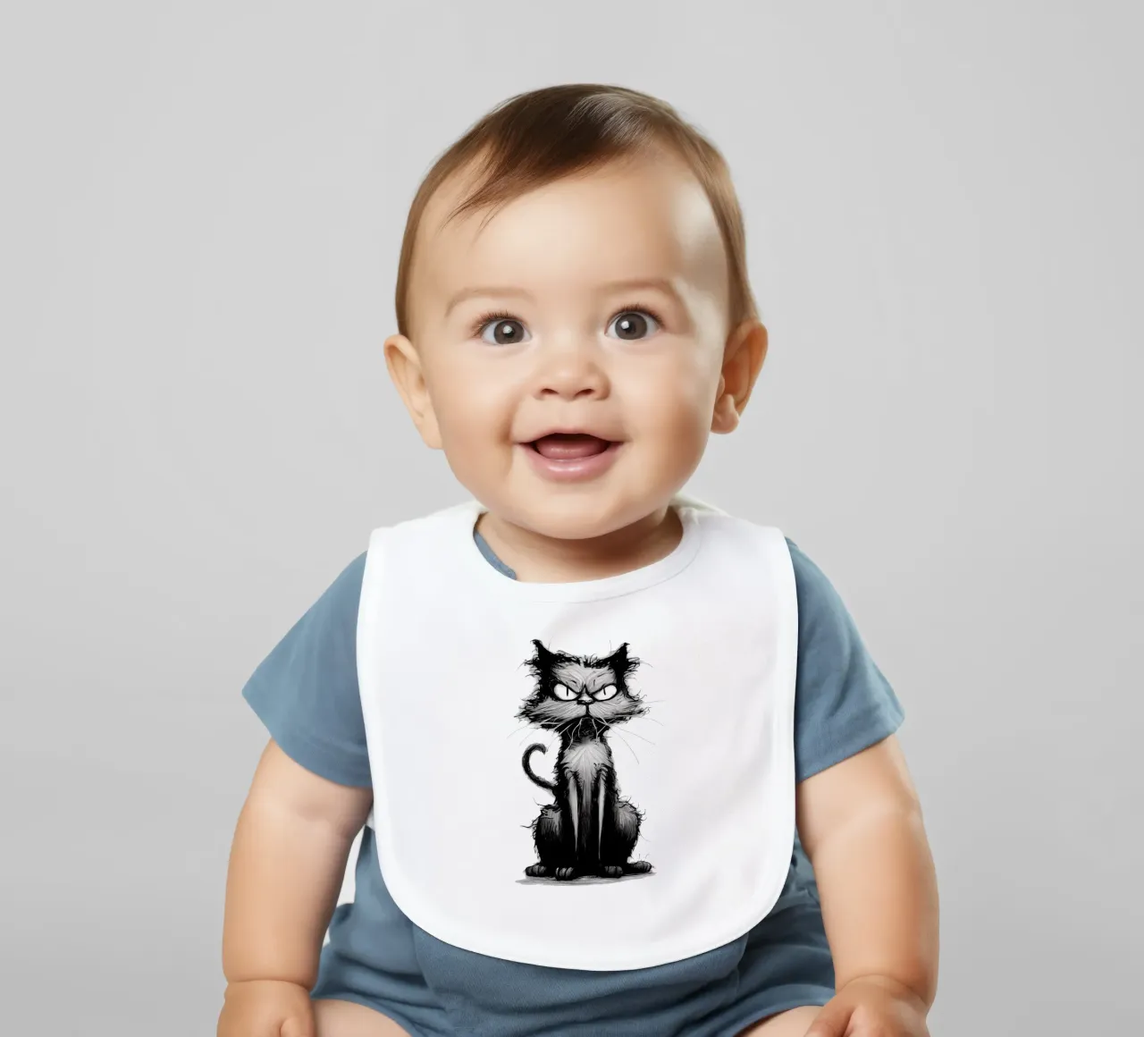 Grumpy Cat Babylätzchen von erdengut