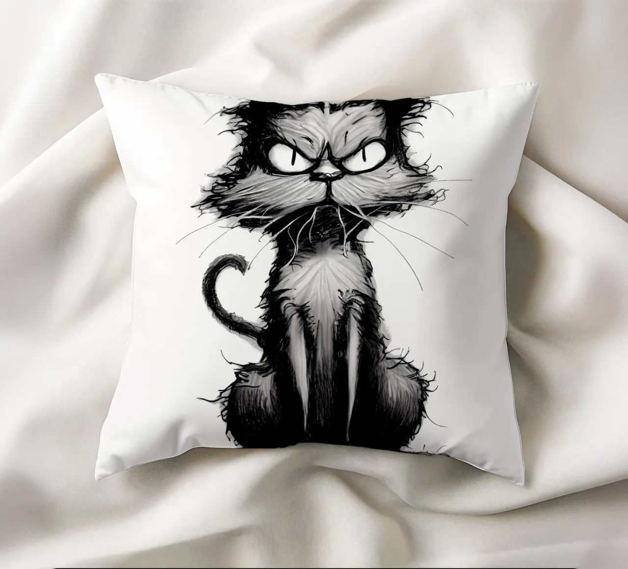 Grumpy Cat decorative cushion by erdengut